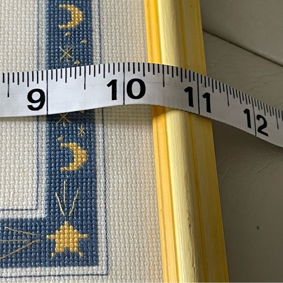 Vintage Cross Stitch Sampler Nighty Lords Prayer Needlepoint Nursery Child’s - Picture 5 of 16